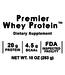 Premier Research Labs Whey Peptein (10 oz)
