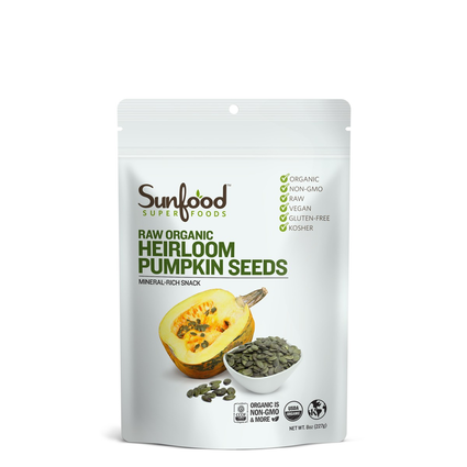 Sunfood Heirloom Pumpkin Seeds, Raw, 8 oz.