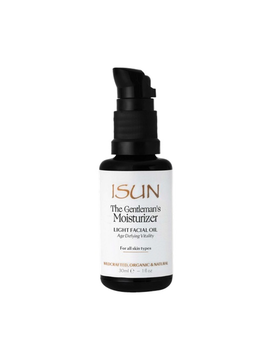 iSun Skincare The Gentleman's Moisturizer / Light Facial Oil, 1oz (Prev. Restore)