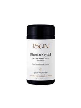 iSun Skincare Rhassoul-Crystal / Face & Body Exfoliant, 2.5oz (Prev. Rhassoul Refining Exfoliant)