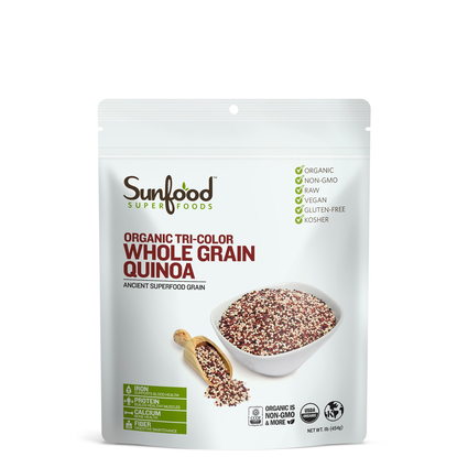 Sunfood Quinoa, Tri-Color, 1lb, Organic