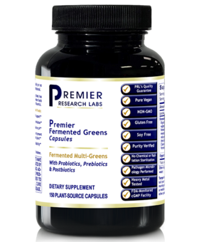 Premier Research Labs Fermented Greens, Premier (150 Vcaps)
