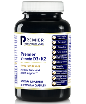 Premier Research Labs D3+K2 (30 Vcaps)