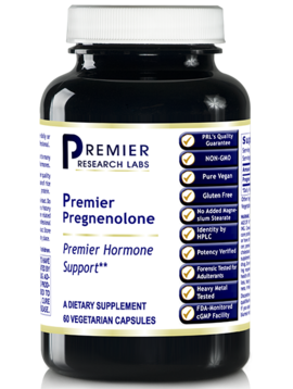 Premier Research Labs Pregnenolone; Premier  (60 Vcaps)