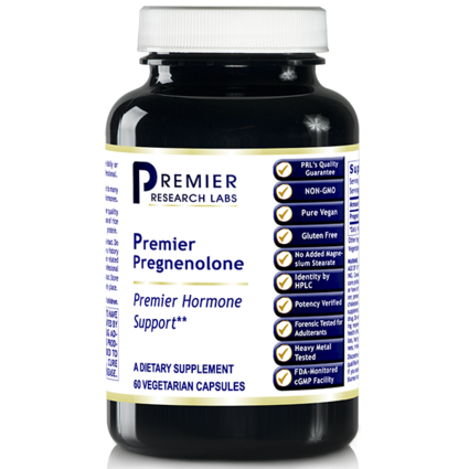 Premier Research Labs Pregnenolone; Premier  (60 Vcaps)