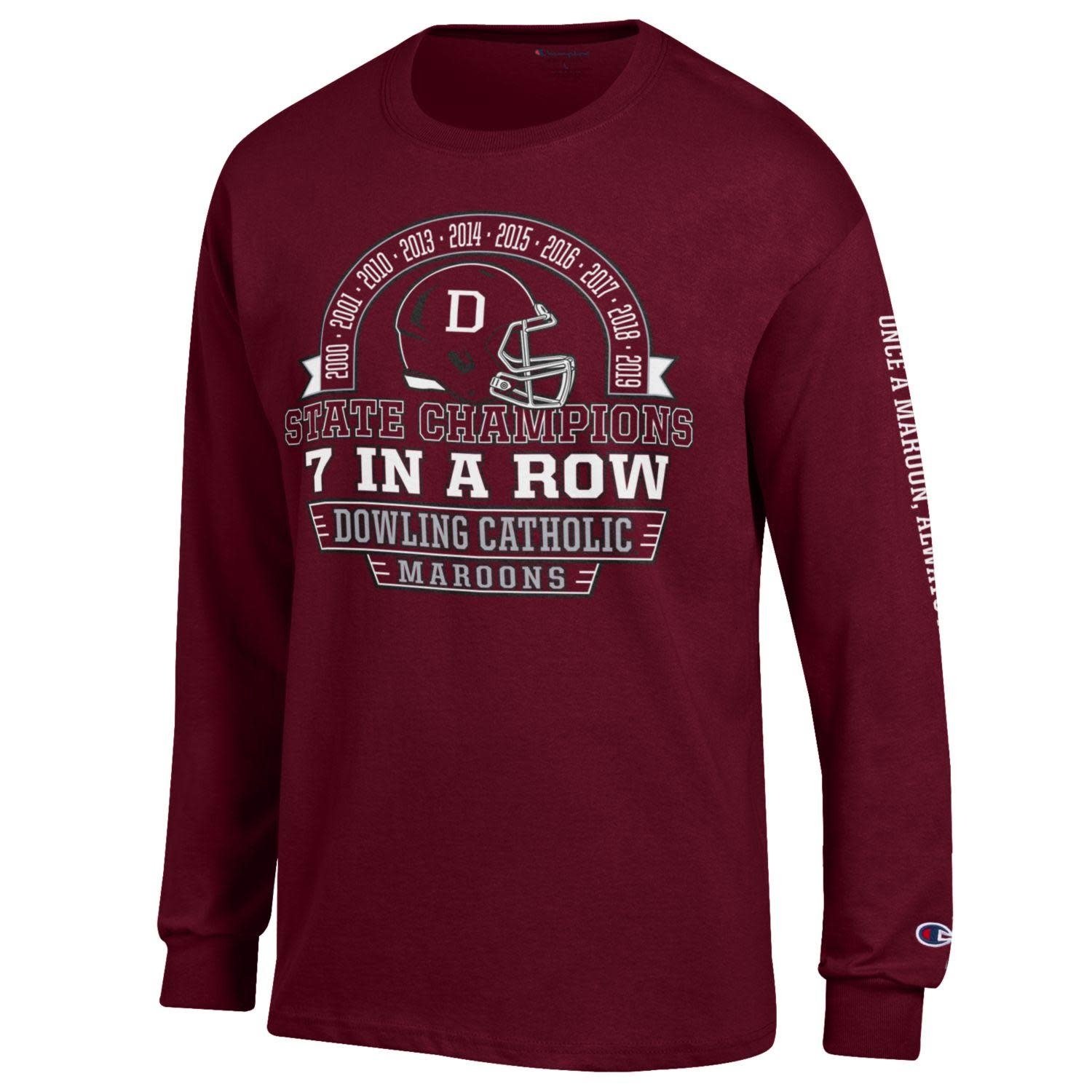 Champion Jersey Long Sleeve Tee 2020 - Dowling Catholic Campus Store
