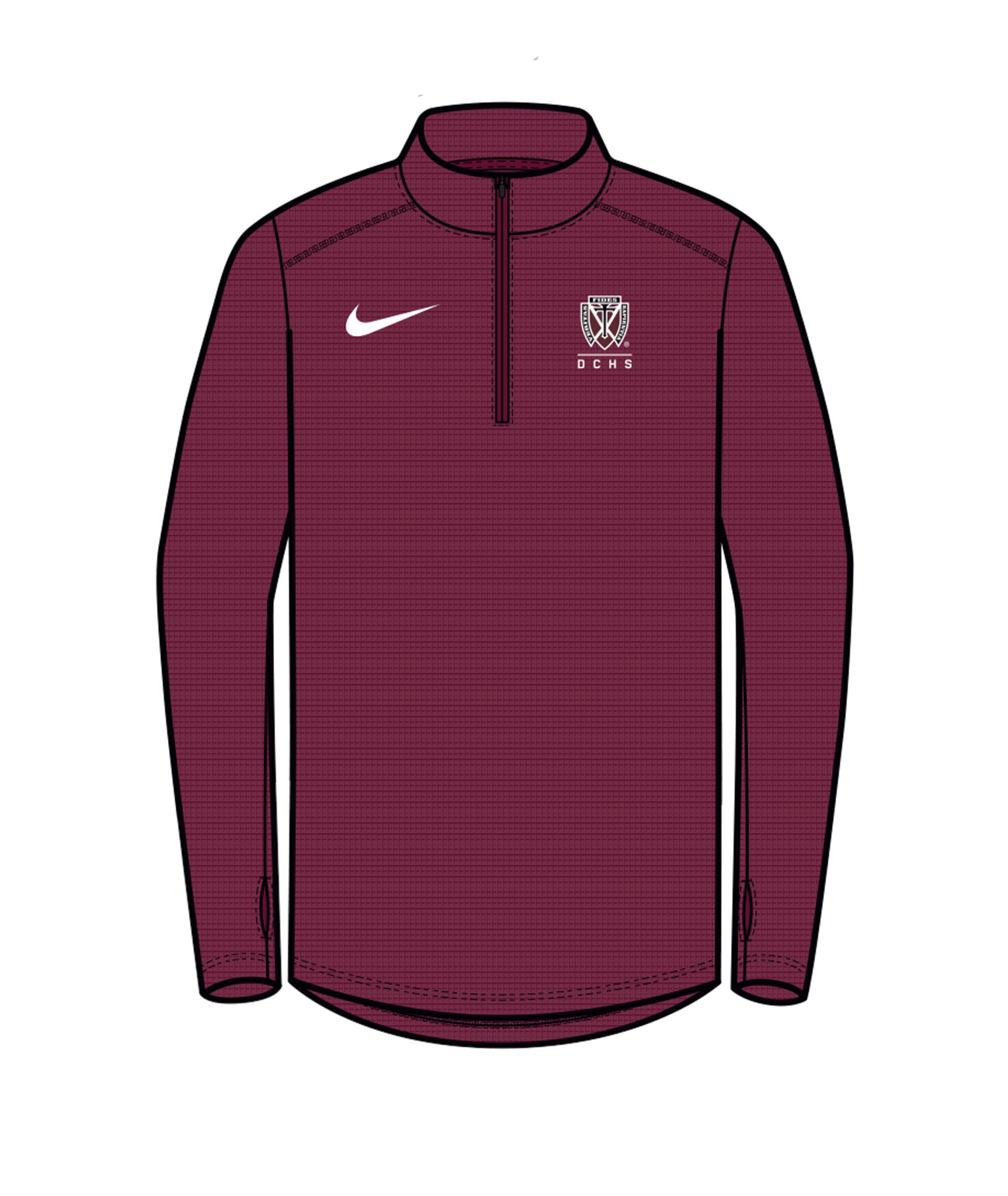 men's nike pacer top