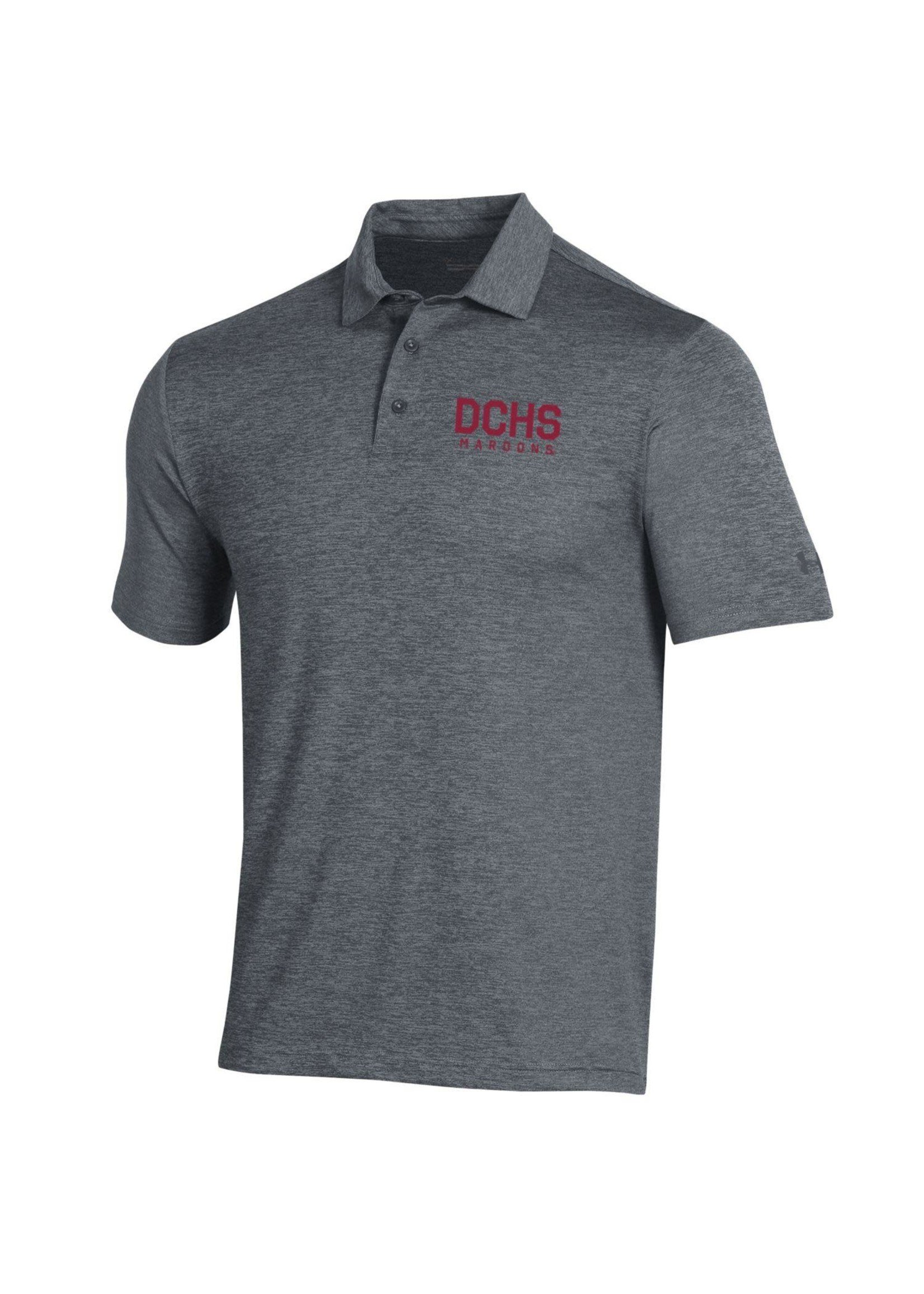 Under Armour Men's Playoff Heather Polo - Dowling Catholic Campus Store