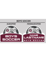 Fast Signs Boys Soccer Yard Sign