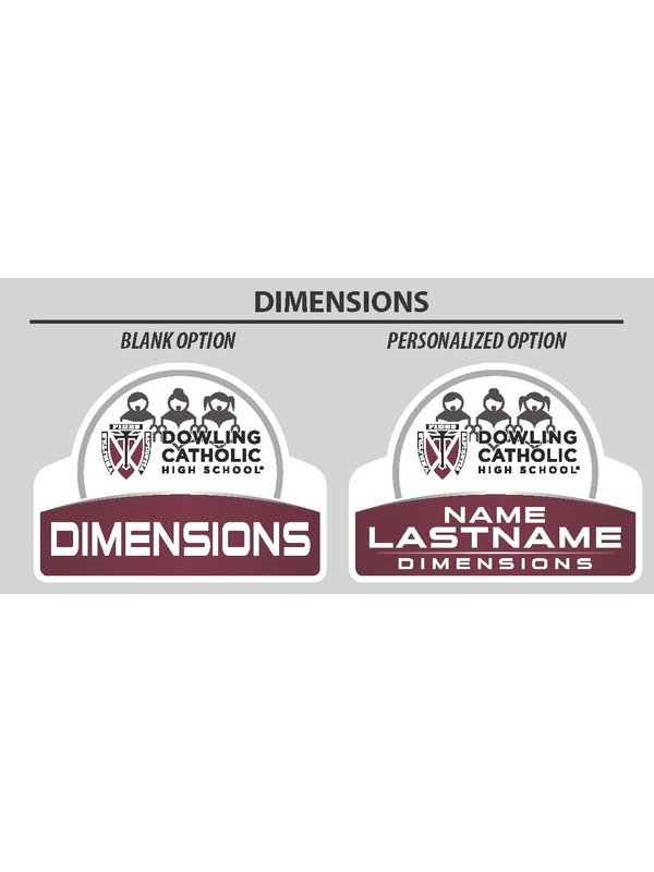 Dimensions Dowling Catholic Campus Store