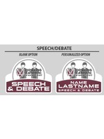 Fast Signs Speech & Debate Yard Sign