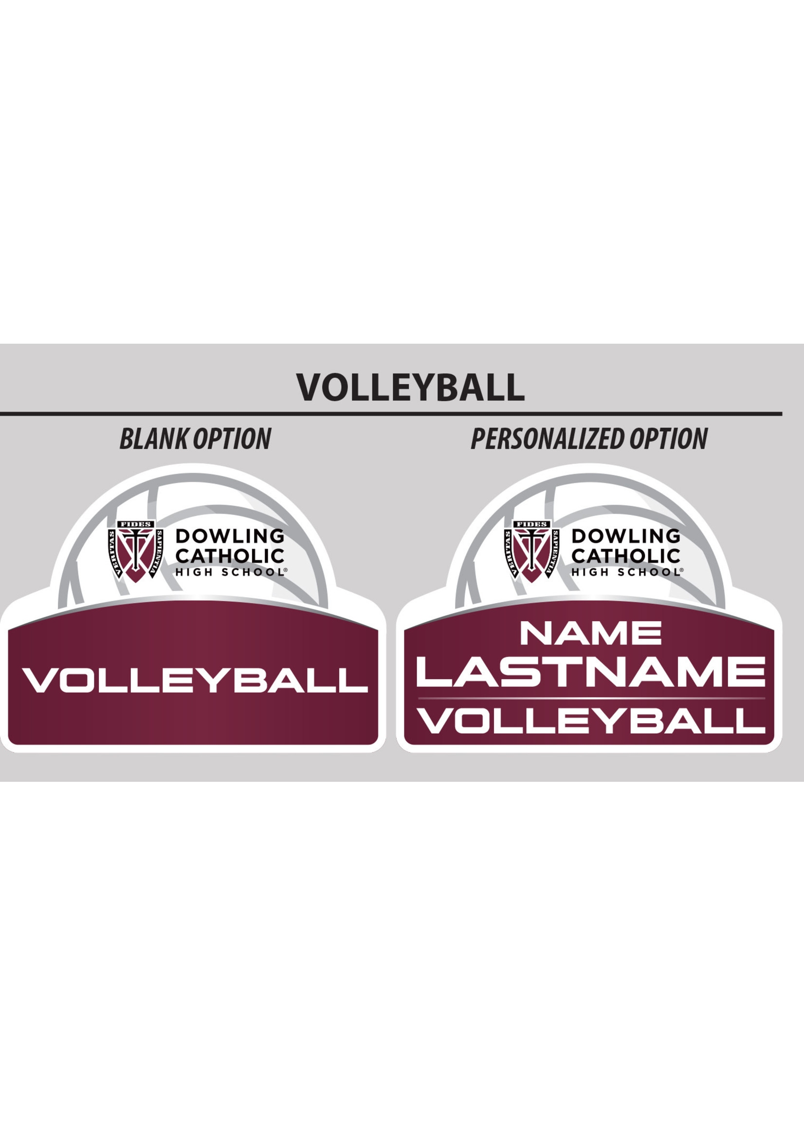 Fast Signs Volleyball Yard Sign