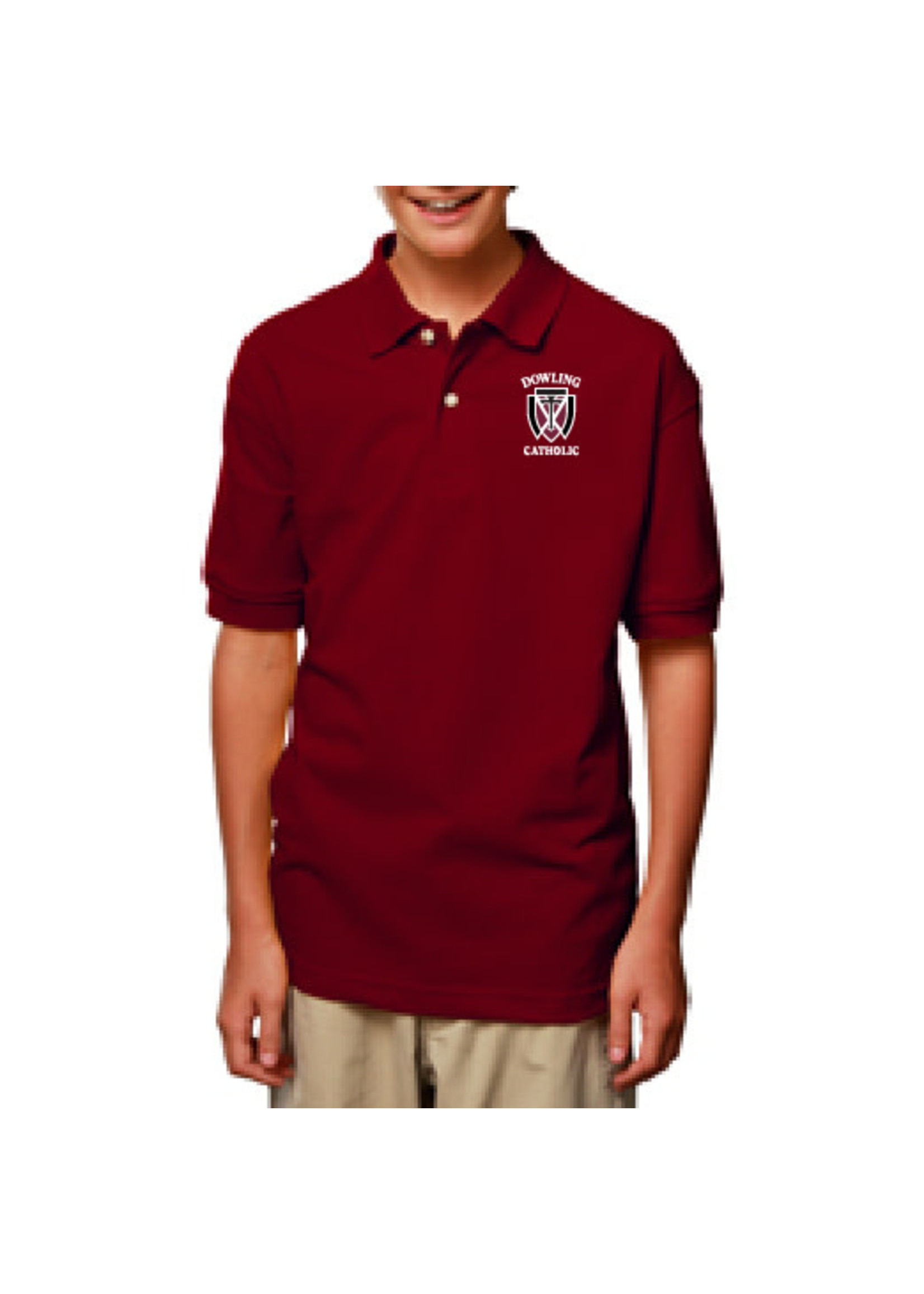 Blue Generation Youth Short Sleeve Cotton Polo - ONLINE