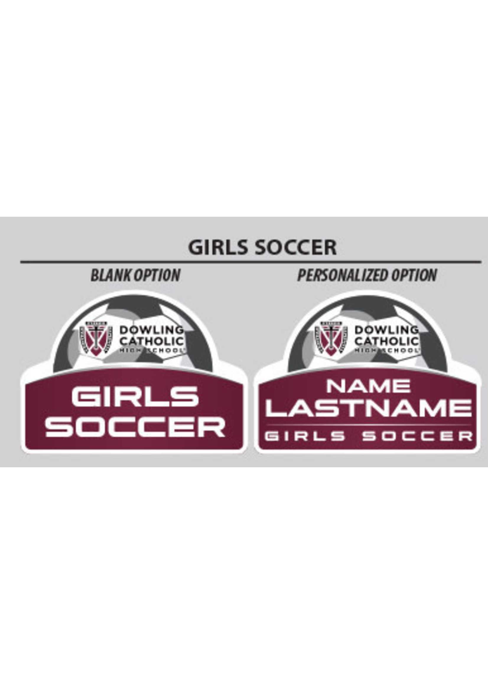 Fast Signs Girls Soccer Yard Sign