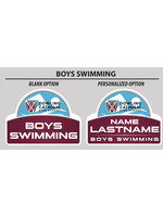 Fast Signs Boys Swimming Yard Sign
