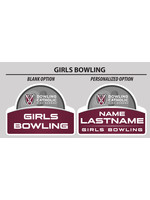 Girls Bowling Yard Sign