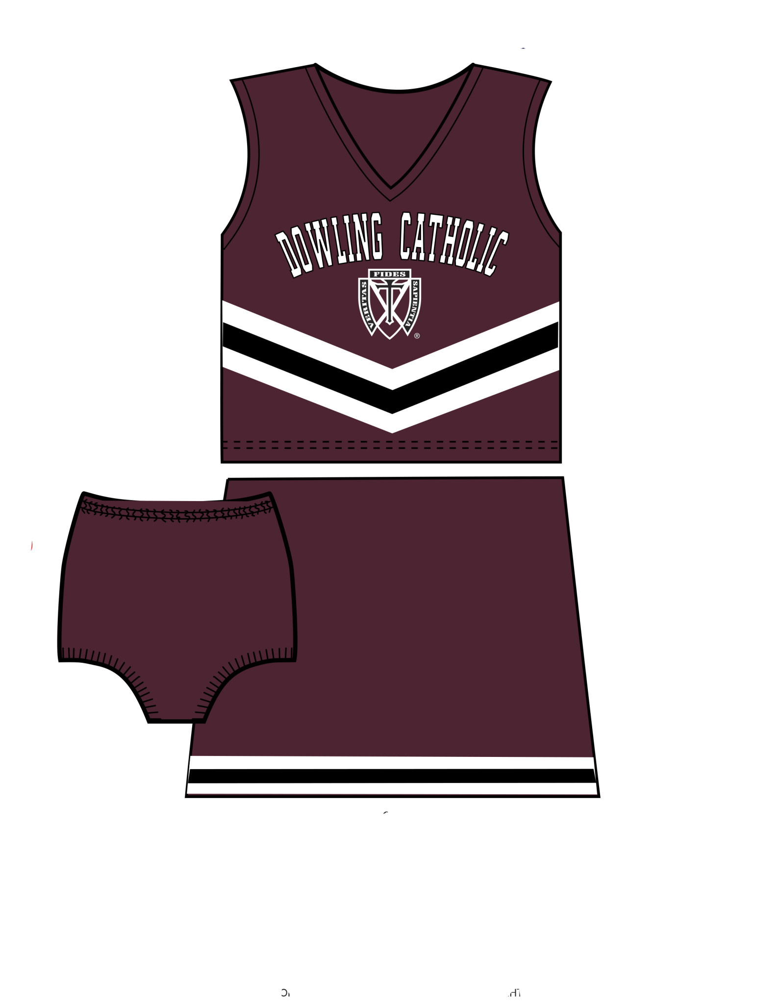 Cheer Set by Third Street Dowling Catholic Campus Store