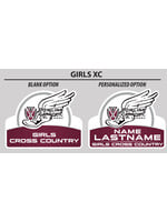 Fast Signs Girls Cross Country Yard Sign