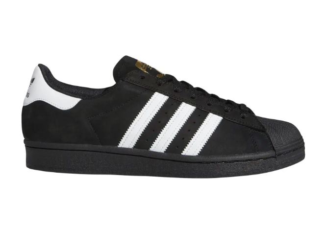 adidas superstar skateboarding black