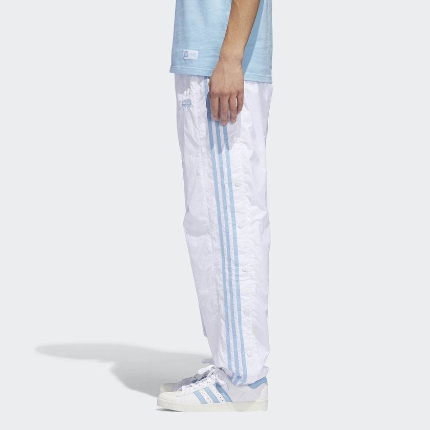 ADIDAS ADIDAS X KROOKED TRACK PANT WHITE CLEAR BLUE ADIDAS ADIDAS X KROOKED TRACK PANT WHITE CLEAR BLUE