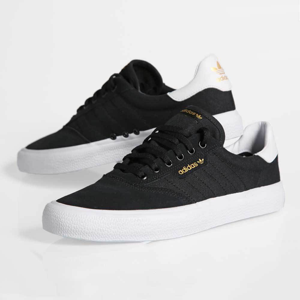 adidas skateboarding 3mc vulc shoes black white grey