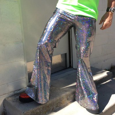 Sea Dragon Studio Mens Holographic Flares - Silver