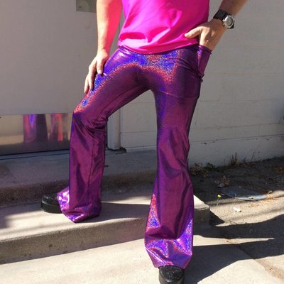 Sea Dragon Studio Mens Holographic Flares - Pink Your Poison
