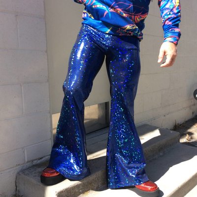 Sea Dragon Studio Mens Holographic Flares - Ultramarine