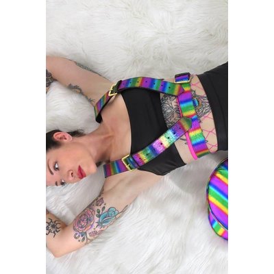 Holosexual Heartillary Harness - Rainbow