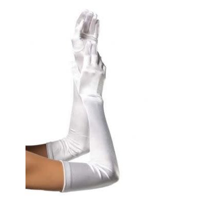 Leg Avenue Extra Long Satin Gloves, One size