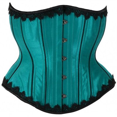 Timeless Trends Vivid Teal Waist Trainer Corset