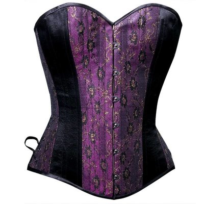 Plum Lace Overbust Corset- 20M