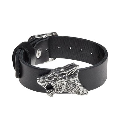 Alchemy England 1977 Dark Wolf Wrist Strap