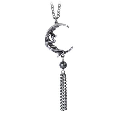 Alchemy England 1977 Naga Moon Pendant
