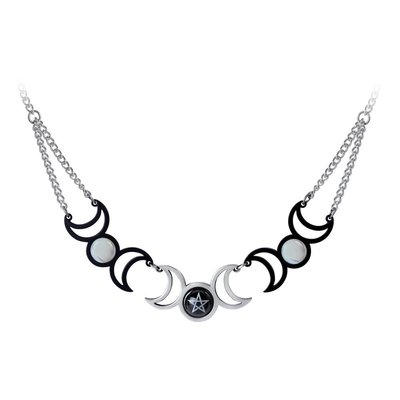 Alchemy England 1977 Tres Lunae Necklace