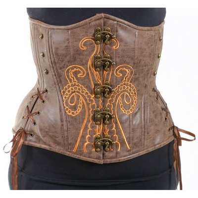 Steampunk Octopus Curvy Underbust Corset - 26