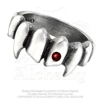 Alchemy England 1977 Vamp Ring Size -12