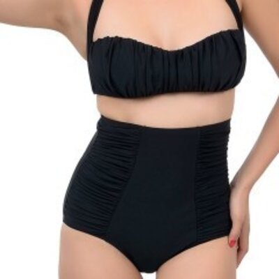 Unique Vintage Jacqueline High Waisted Retro Bottom
