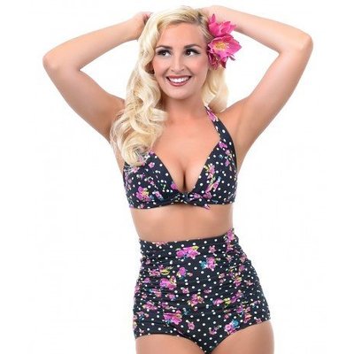 Unique Vintage Monroe High Waist Bottom