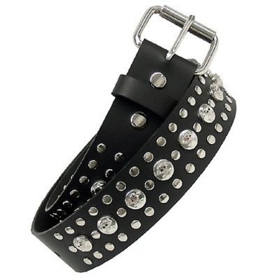 Kookie Skulls & Rivets Belt (1-3/4")