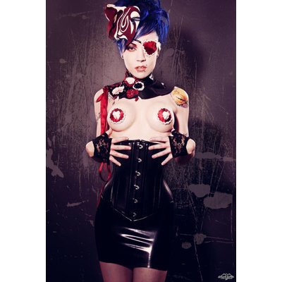 Gothfox Designs Burgundy Wine Pasties - L