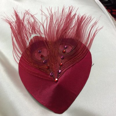 Gothfox Designs Red Queen Peacock Merkin