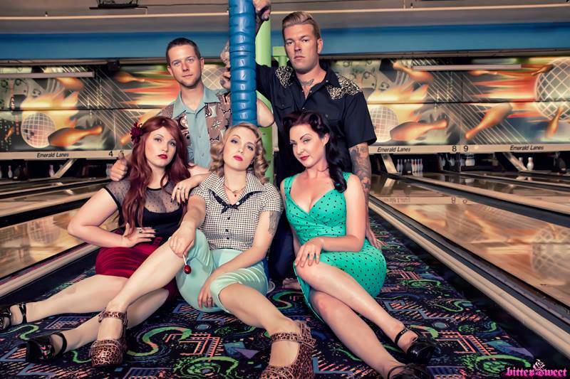 Subspace Summer 2014 Swimwear & Bowling Retro Pinup Rockabilly Photo Shoot