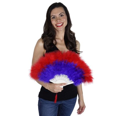 Marabou Fan Multi Color