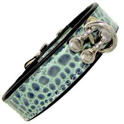 Kookie Exotic Leather D-Ring Collar