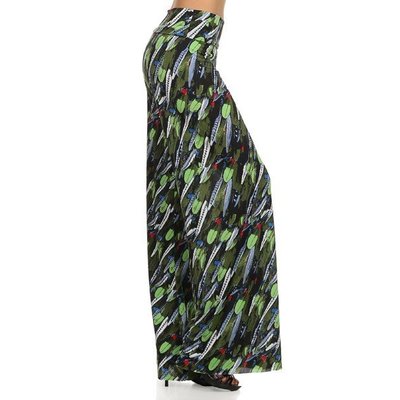 Yelete Palazzo Pants Rain Forest Print