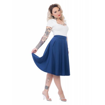 Steady Pocket High Waist Thrills Skirt in Royal