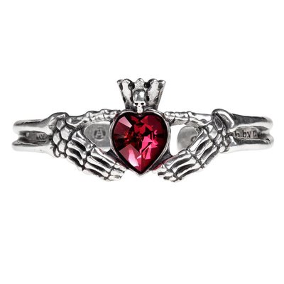 Alchemy England 1977 Claddagh By Night Bracelet
