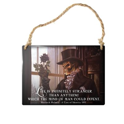 Alchemy England 1977 Life is Infinitley Stranger Sign
