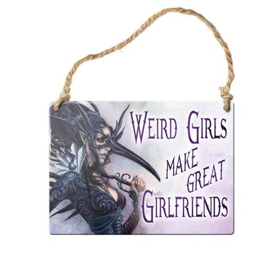 Alchemy England 1977 Weird Girls Make Great Girlfriends Sign